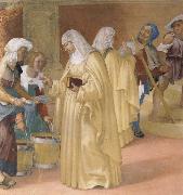 Lorenzo Lotto, The miracle of the hl. Brigitta